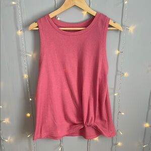 Women's Pink Sleeveless Top